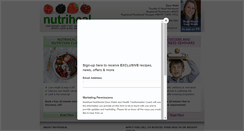 Desktop Screenshot of nutriheal.net